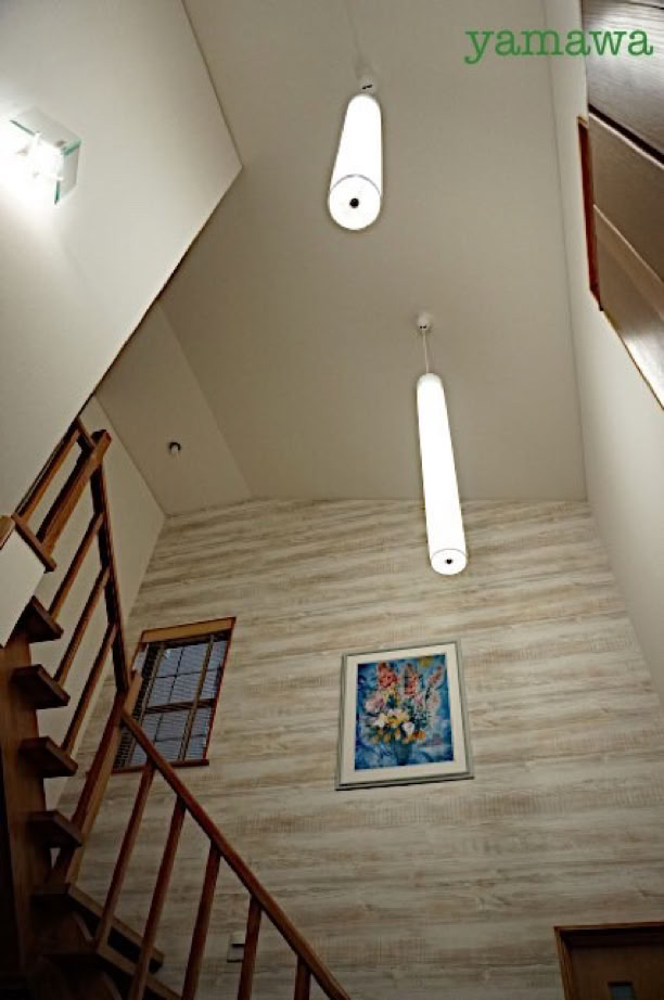 渡邉建設ヤマワのリフォームで照明器具の模様替えをやりました